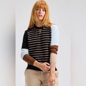 Zaket & Plover Breton Cashmere and Cotton Blend Sweater Size XS